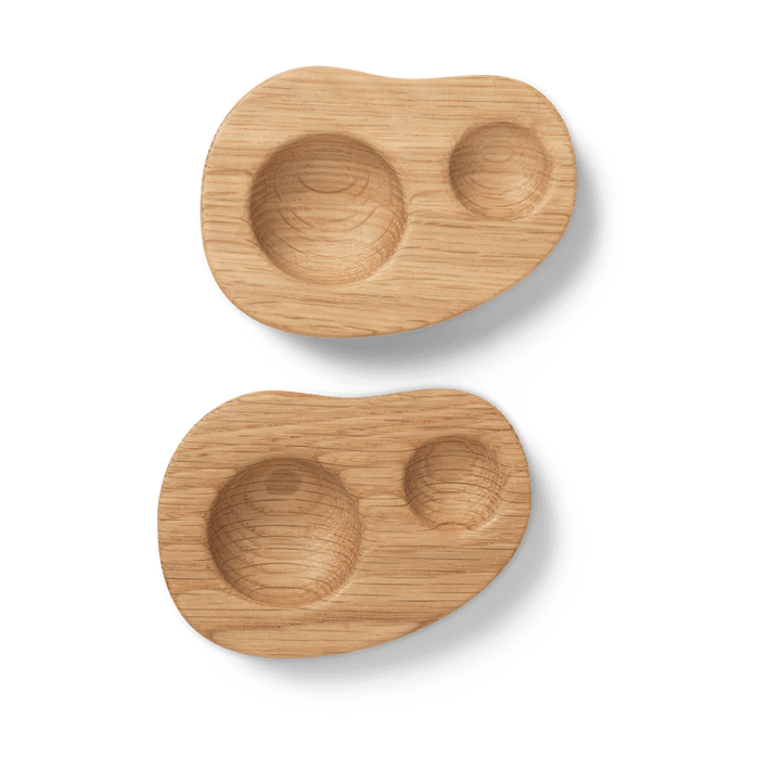 Portauovo Cairn confezione da 2 - Oak - ferm LIVING