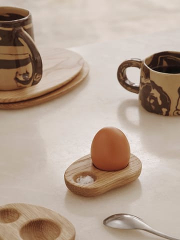 Portauovo Cairn confezione da 2 - Oak - ferm LIVING