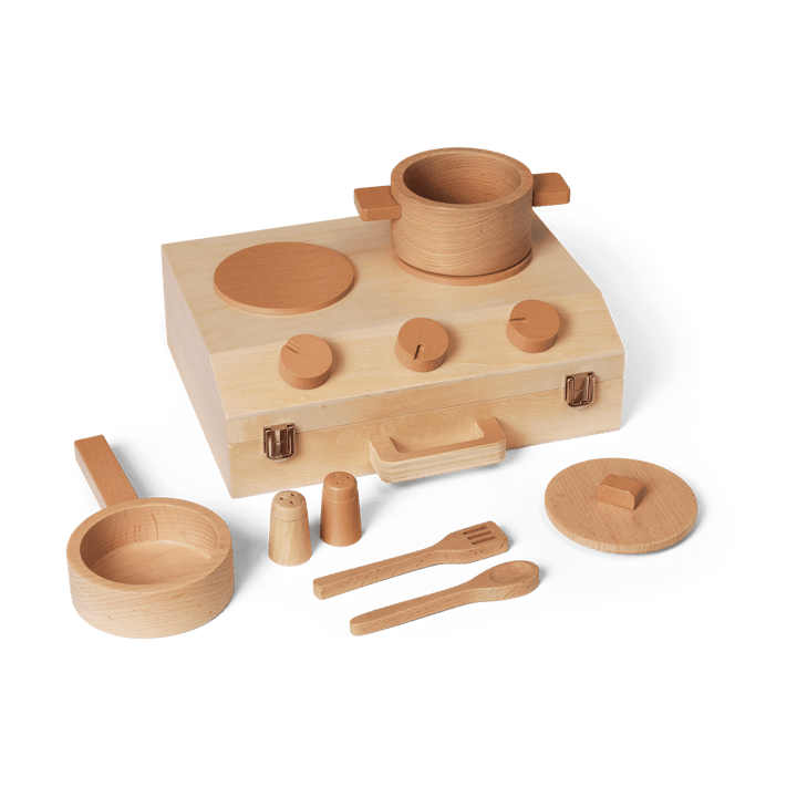 Set da cucina Toro Suitcase Kitchen per bambini - Natural - ferm LIVING