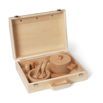 Set da cucina Toro Suitcase Kitchen per bambini - Natural - ferm LIVING