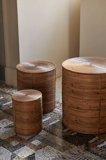 Set di contenitori Column da 3 pezzi - Natural stained - ferm LIVING