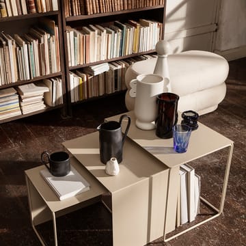 Set di tavolini da caffè Cluster - Cashmere, 3 pezzi - ferm LIVING