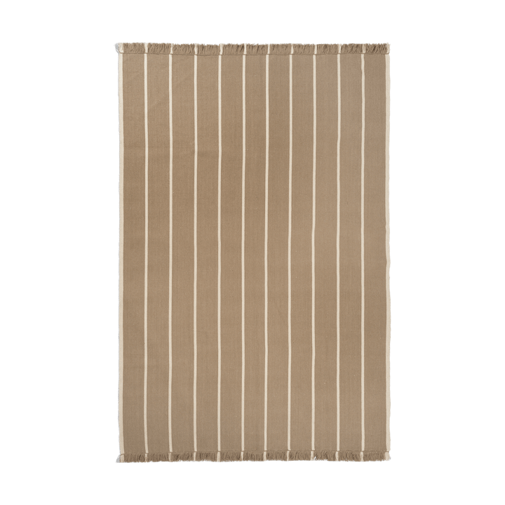 Tappeto Calm kelim - Dark Sand, Off-white, 200x300 cm - Ferm LIVING