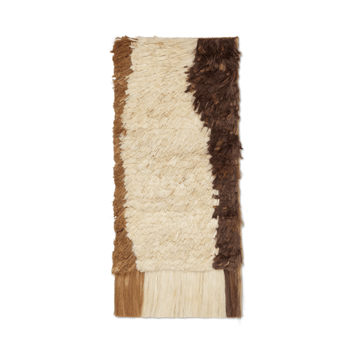 Tappeto da parete Edge Wall Rug 50x110 cm, Avorio-Caffè ferm LIVING