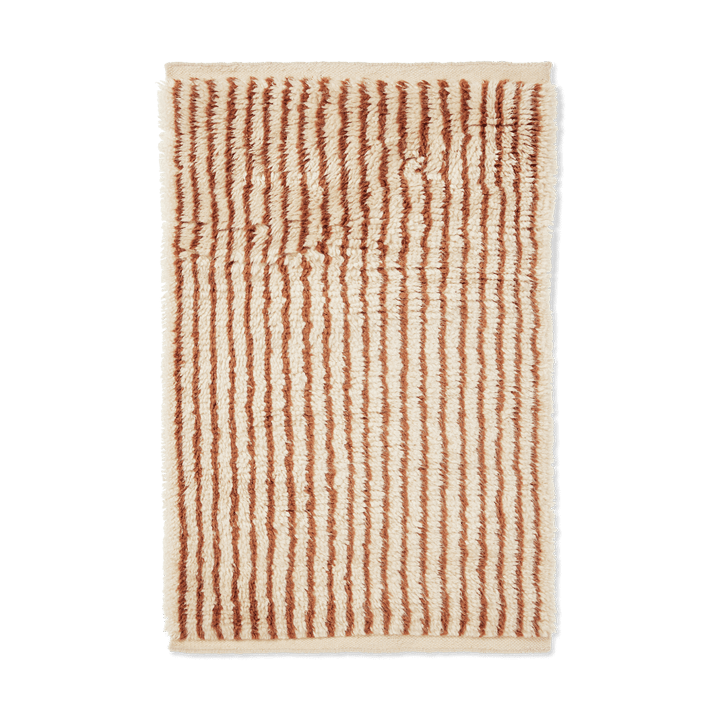 Tappeto Kami - Off white-red brown, 80x120 cm - Ferm LIVING