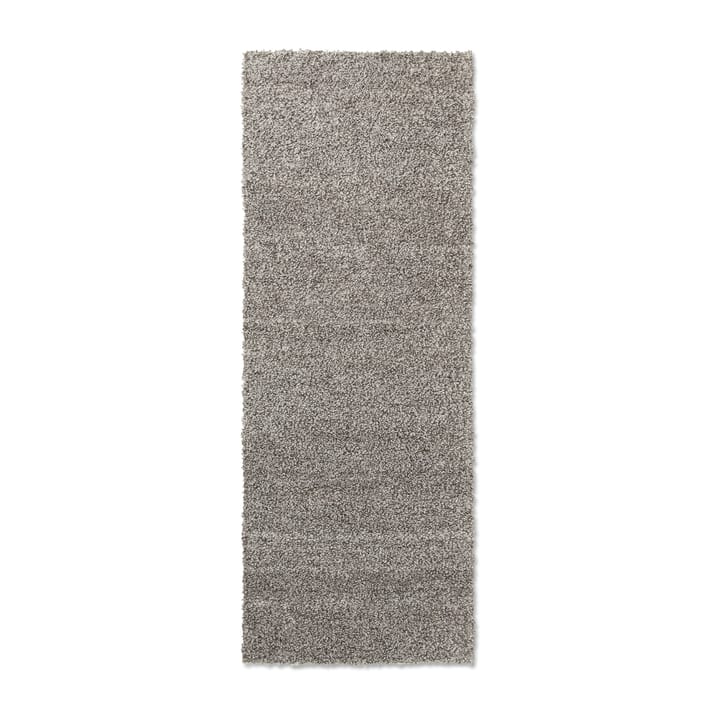 Tappeto per l'ingresso Slub bouclé 80x200 cm - Carbone vegetale - ferm LIVING