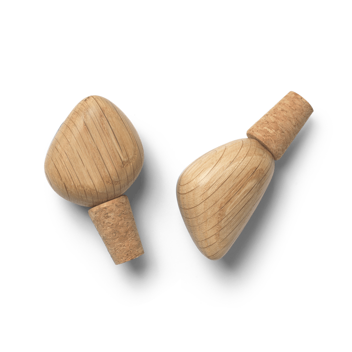 Tappo per vino Cairn, in confezione da 2 - Oak - Ferm LIVING