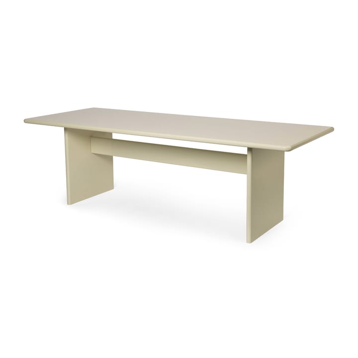 Tavolo da pranzo Rink grande 240x90x74 cm - Guscio d'uovo - ferm LIVING