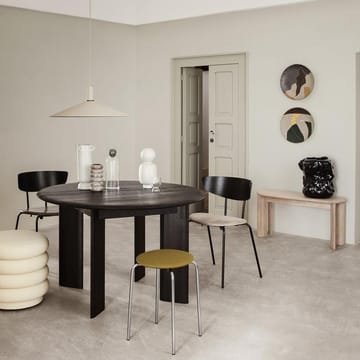 Tavolo da pranzo rotondo - Oak white oiled - ferm LIVING