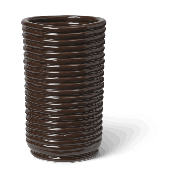 Vaso Corduroy 21 cm - Carob Brown - Ferm LIVING