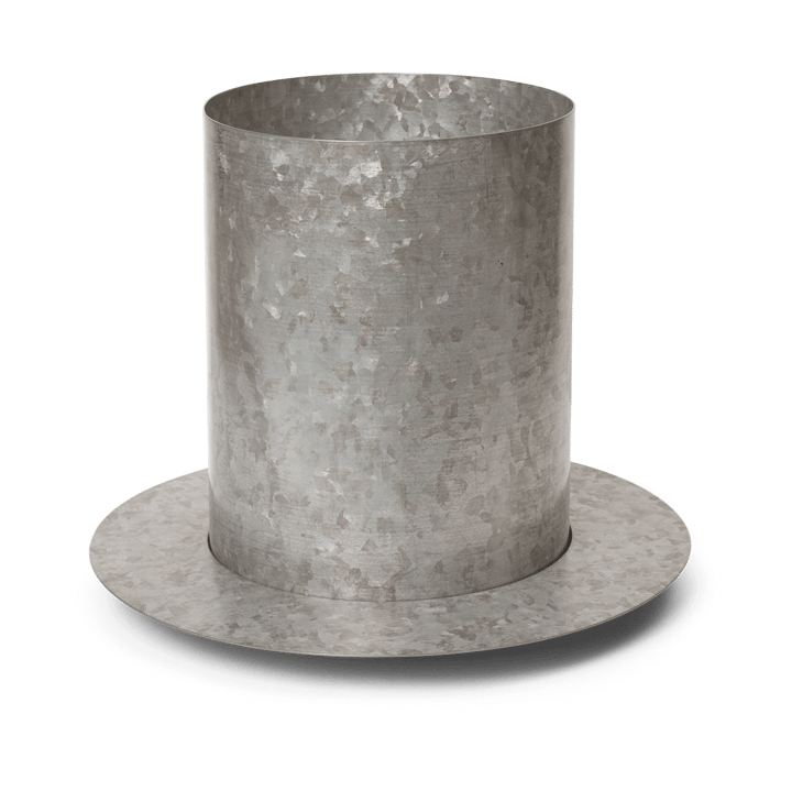 Vaso da fiori Auran medium 26,6 cm - Galvanized iron - Ferm LIVING