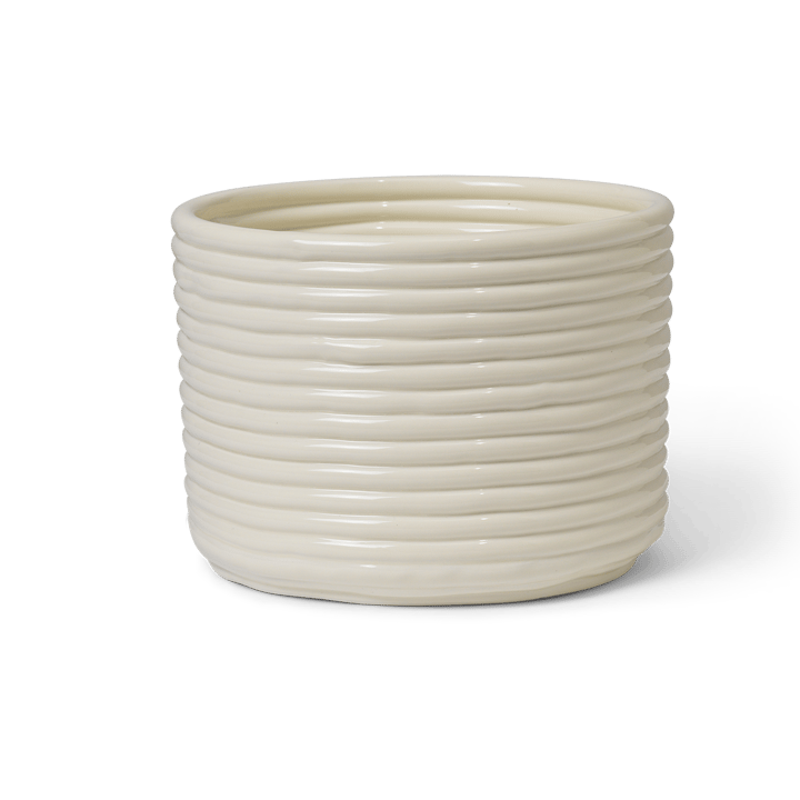 Vaso da fiori Corduroy Ø20x15 cm - Off white - Ferm LIVING