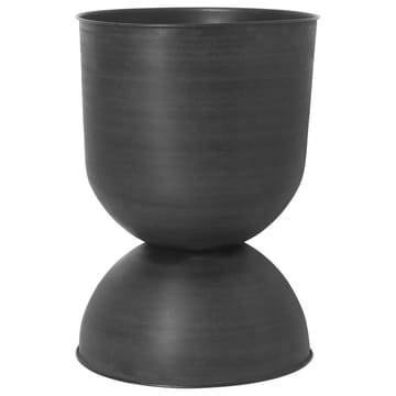 Vaso da fiori Hourglass grande - nero-grigio scuro - ferm LIVING