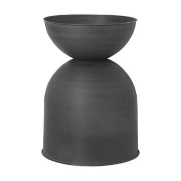 Vaso da fiori Hourglass medio - nero-grigio scuro - ferm LIVING