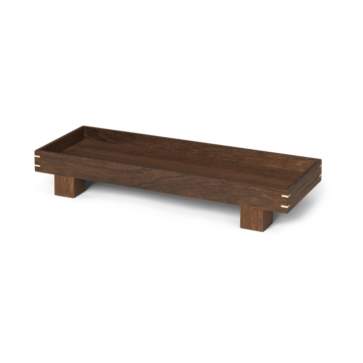 Vassoio in legno Bon extra small - Smoked oak - ferm LIVING