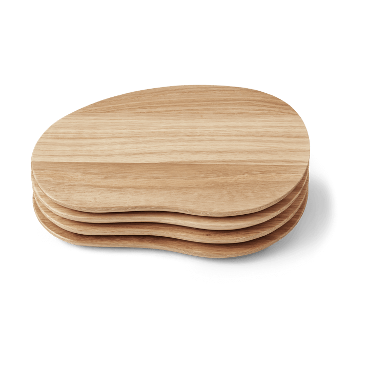 Vassoio per burro Cairn, 4 pezzi - Oak - Ferm LIVING