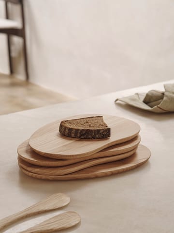 Vassoio per burro Cairn, 4 pezzi - Oak - ferm LIVING