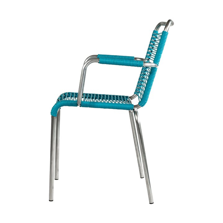 Sedia con braccioli Mya Spaghetti - Turquoise - Fiam