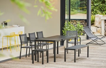 Tavolo da pranzo allungabile Aria 140-200 cm - Nero - Fiam