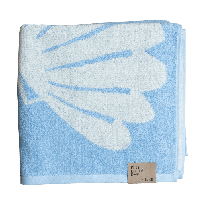 Asciugamano da bagno Snäcka 70x140 cm - Blu - Fine Little Day