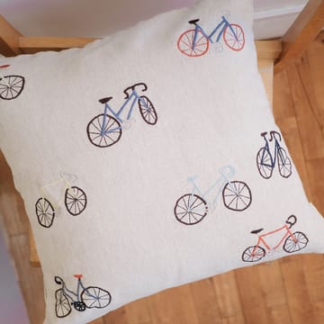 Fodera per cuscino Bicycles 48x48 cm - beige - Fine Little Day