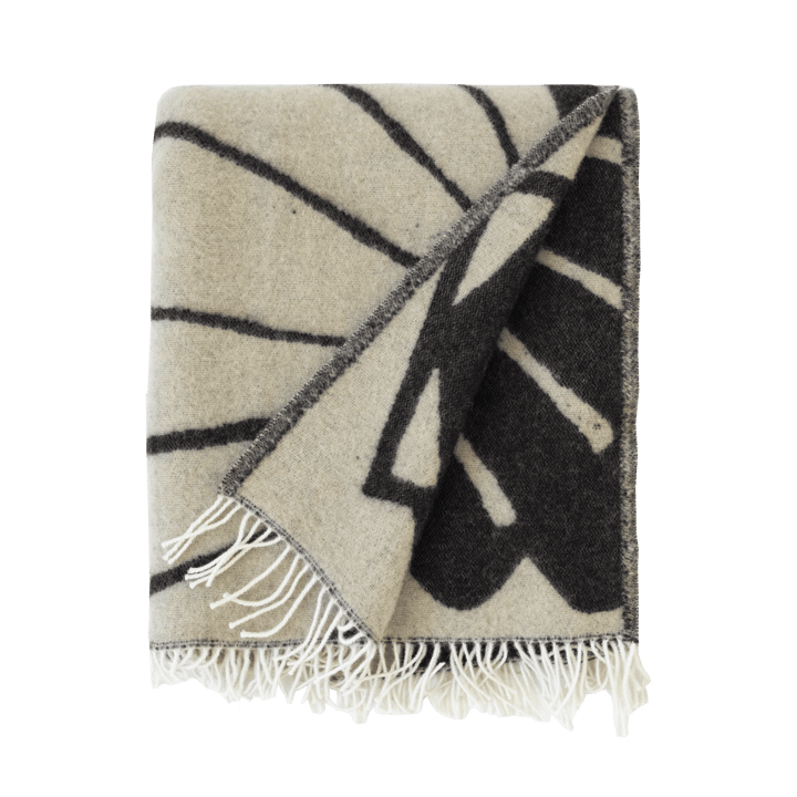 Plaid Snäcka 130x190 cm - Carbone, beige - Fine Little Day