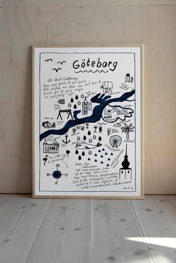 Poster Göteborg - 50x70 cm - Fine Little Day