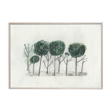 Poster Trees 50x70 cm - Nero-bianco sporco - Fine Little Day