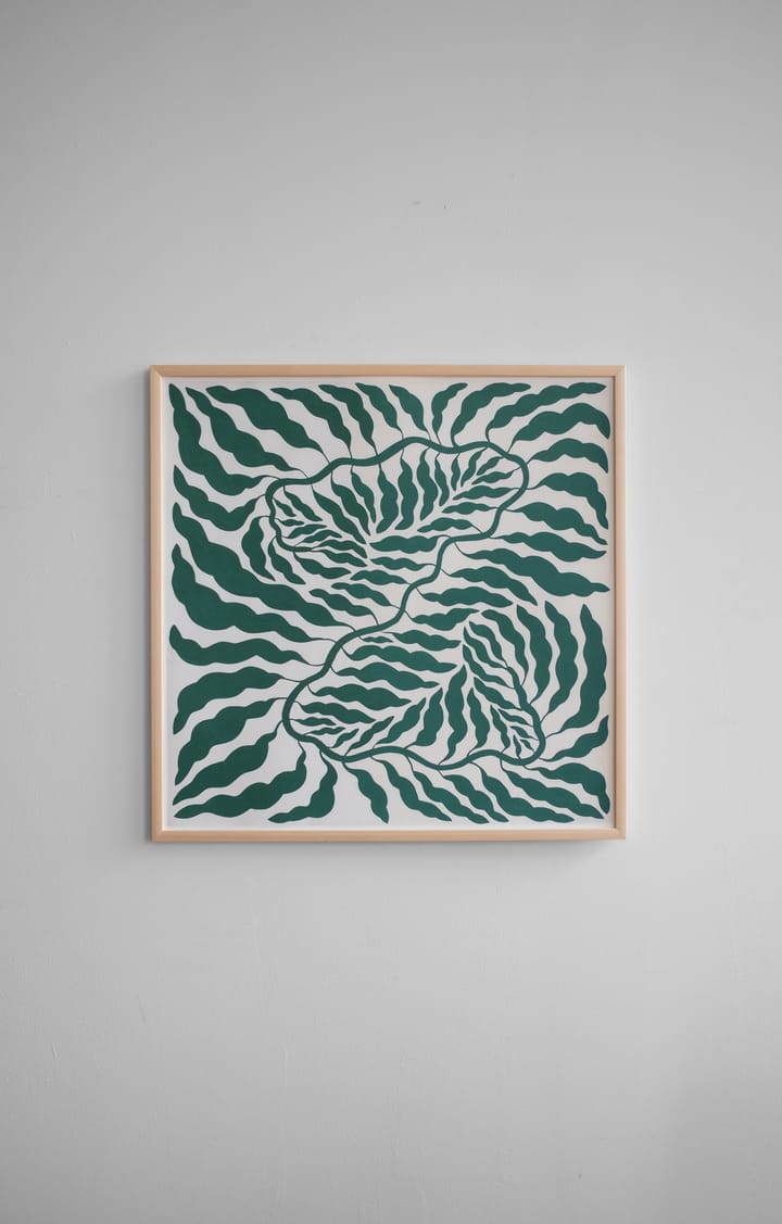 Poster verde, 70x70 cm Fine Little Day