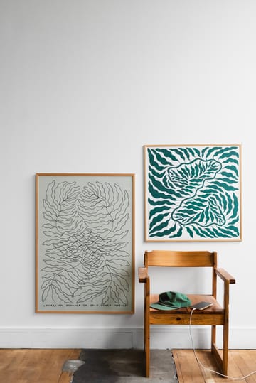 Poster verde - 70x70 cm - Fine Little Day