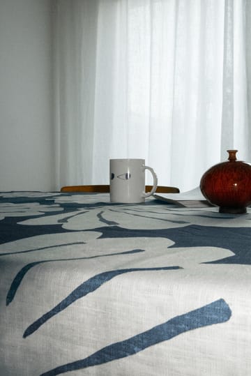 Tovaglia lino Shell 149x250 cm - Blu - Fine Little Day