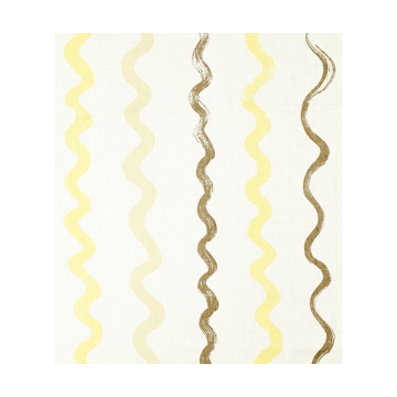 Tovaglia Randig 149x250 cm - Bianco, giallo - Fine Little Day