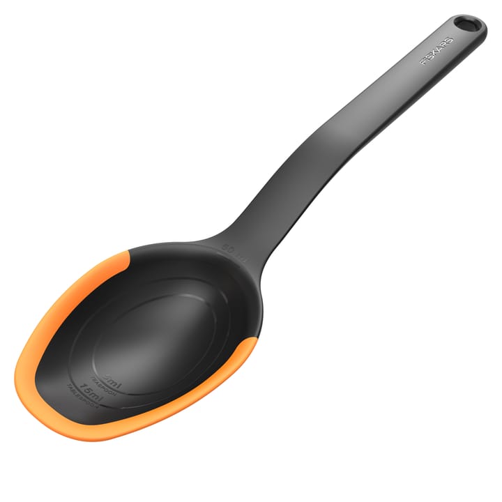 Cucchiaio in silicone Functional Form 29 cm, nero Fiskars