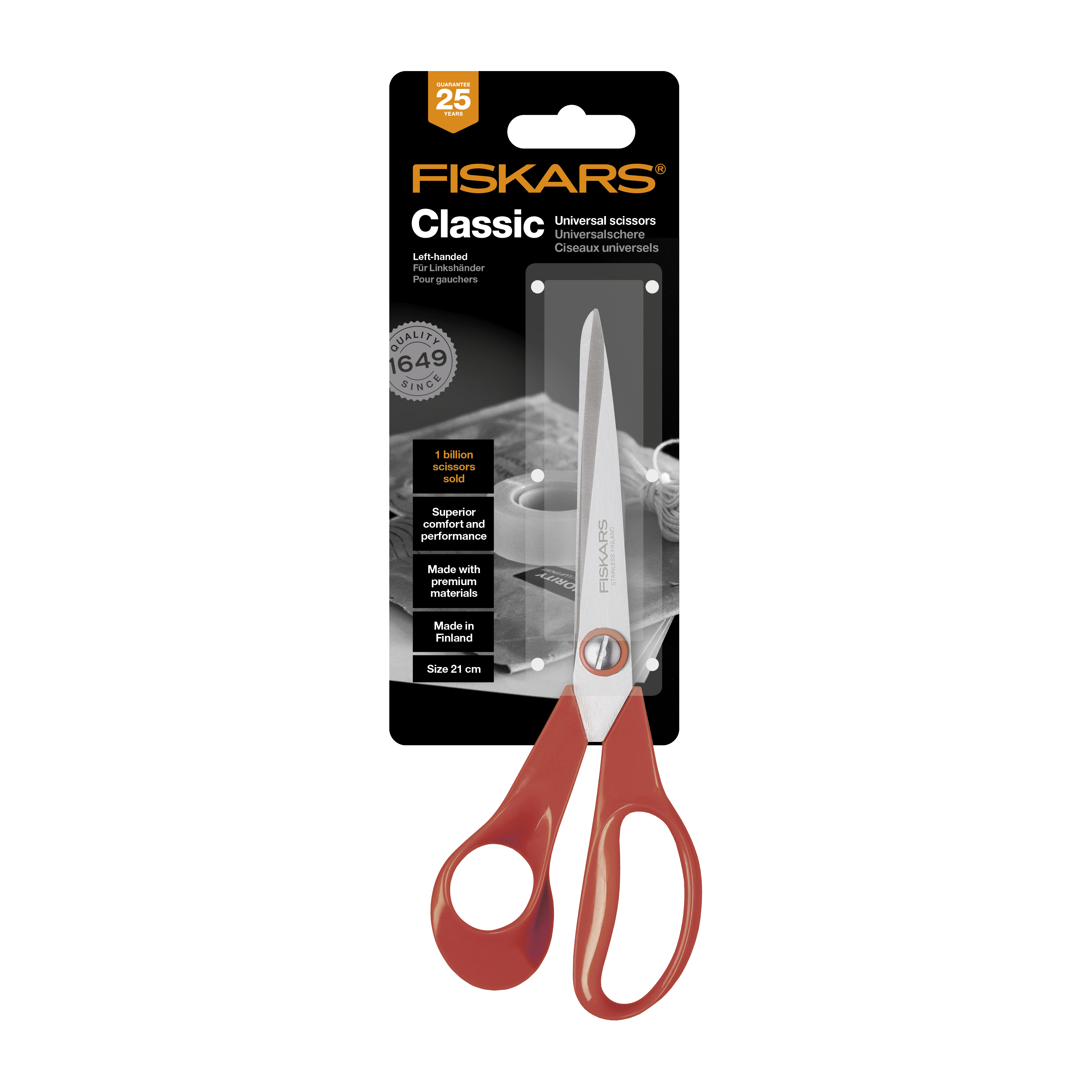 Fiskars Forbici per bambini mancini Classic