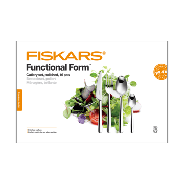 Posate lisce Functional Form - 16 pezzi - Fiskars