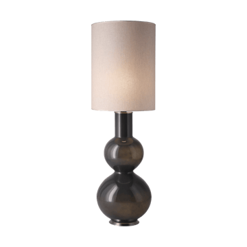 Lampada da tavolo Augusta con base grigia - Milano Tostado L - Flavia Lamps