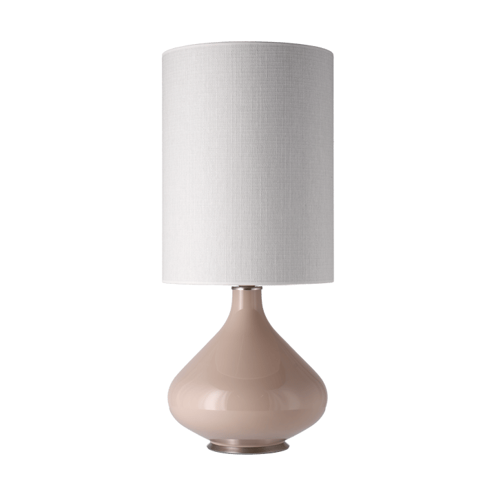 Lampada da tavolo Flavia con base beige - Babel Beige L - Flavia Lamps