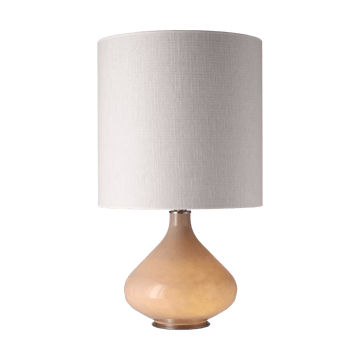 Lampada da tavolo Flavia con base beige - Babel Beige M - Flavia Lamps