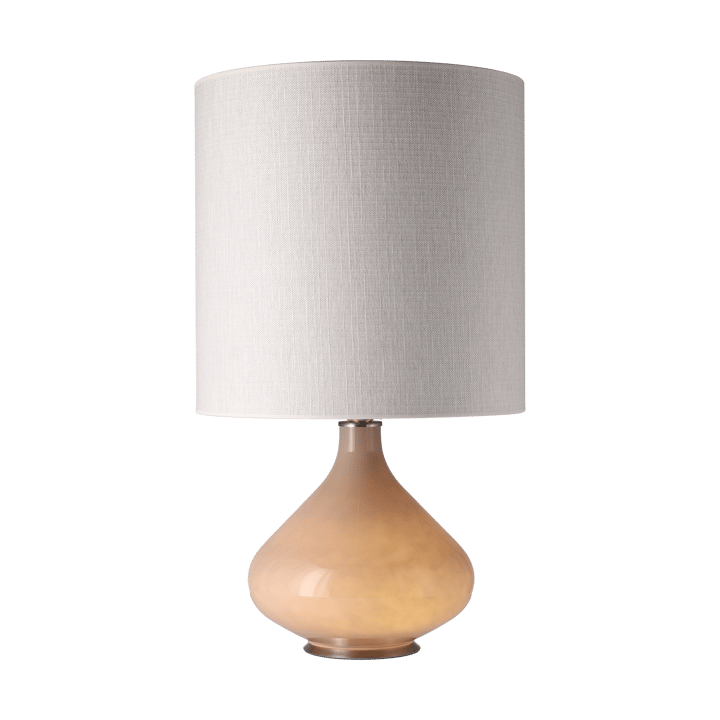 Lampada da tavolo Flavia con base beige, Babel Beige M Flavia Lamps