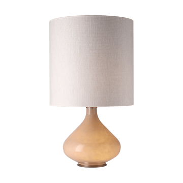 Lampada da tavolo Flavia con base beige - Babel Beige M - Flavia Lamps