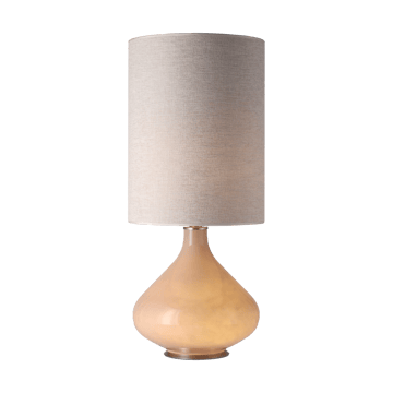 Lampada da tavolo Flavia con base beige - London Beige L - Flavia Lamps