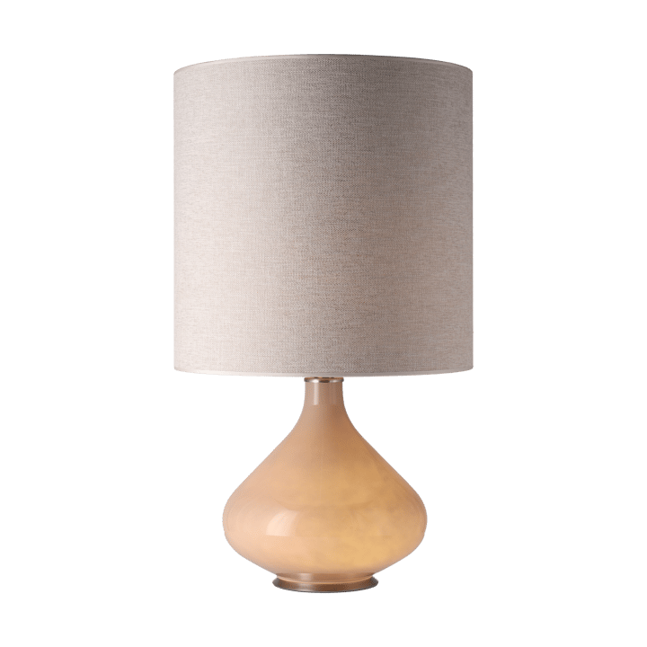 Lampada da tavolo Flavia con base beige, London Beige M Flavia Lamps