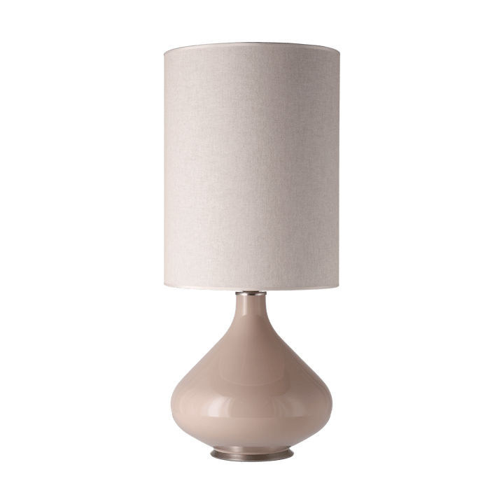 Lampada da tavolo Flavia con base beige - Milano Tostado L - Flavia Lamps