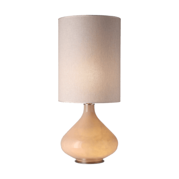 Lampada da tavolo Flavia con base beige - Milano Tostado L - Flavia Lamps