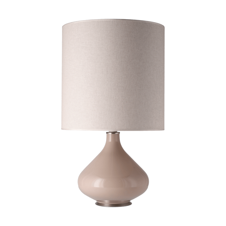 Lampada da tavolo Flavia con base beige - Milano Tostado M - Flavia Lamps