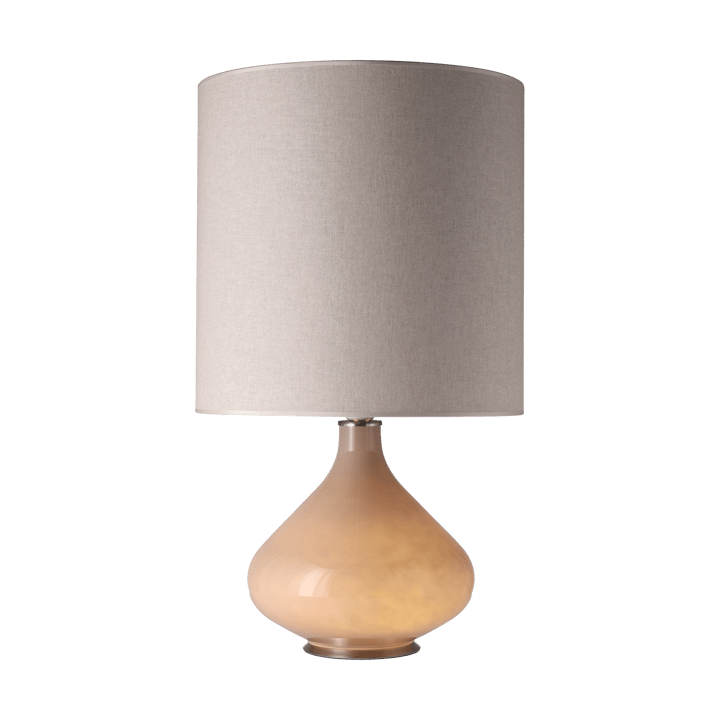 Lampada da tavolo Flavia con base beige, Milano Tostado M Flavia Lamps