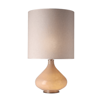 Lampada da tavolo Flavia con base beige - Milano Tostado M - Flavia Lamps