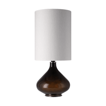 Lampada da tavolo Flavia con base nera - Babel Beige L - Flavia Lamps