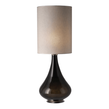 Lampada da tavolo Renata con base nera - Milano Tostado L - Flavia Lamps