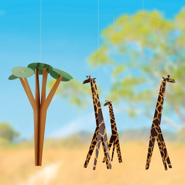 Giostrina Giraffes on the Savannah - multicolore - Flensted Mobiles